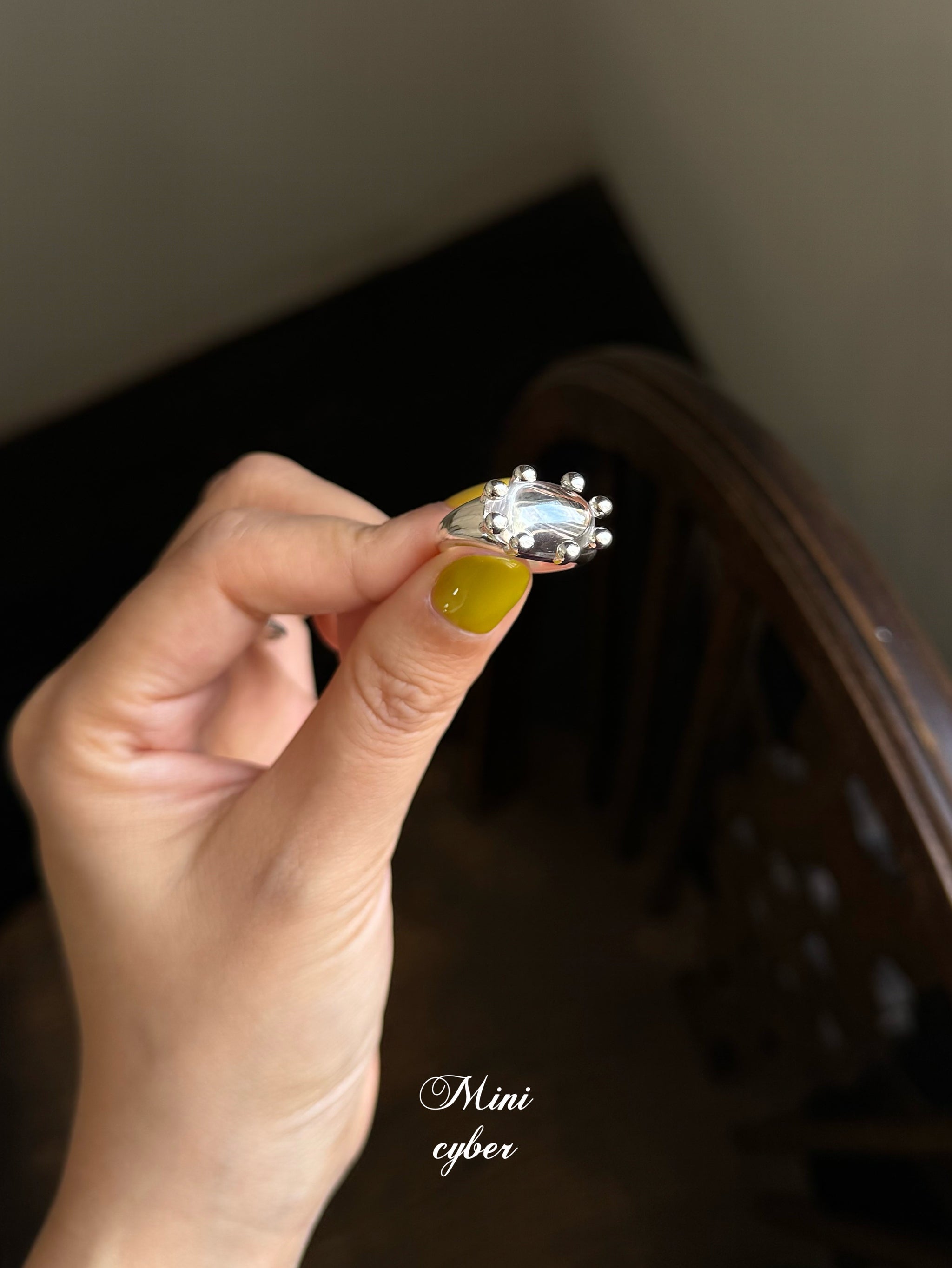 Aura Glass Gem Ring Series