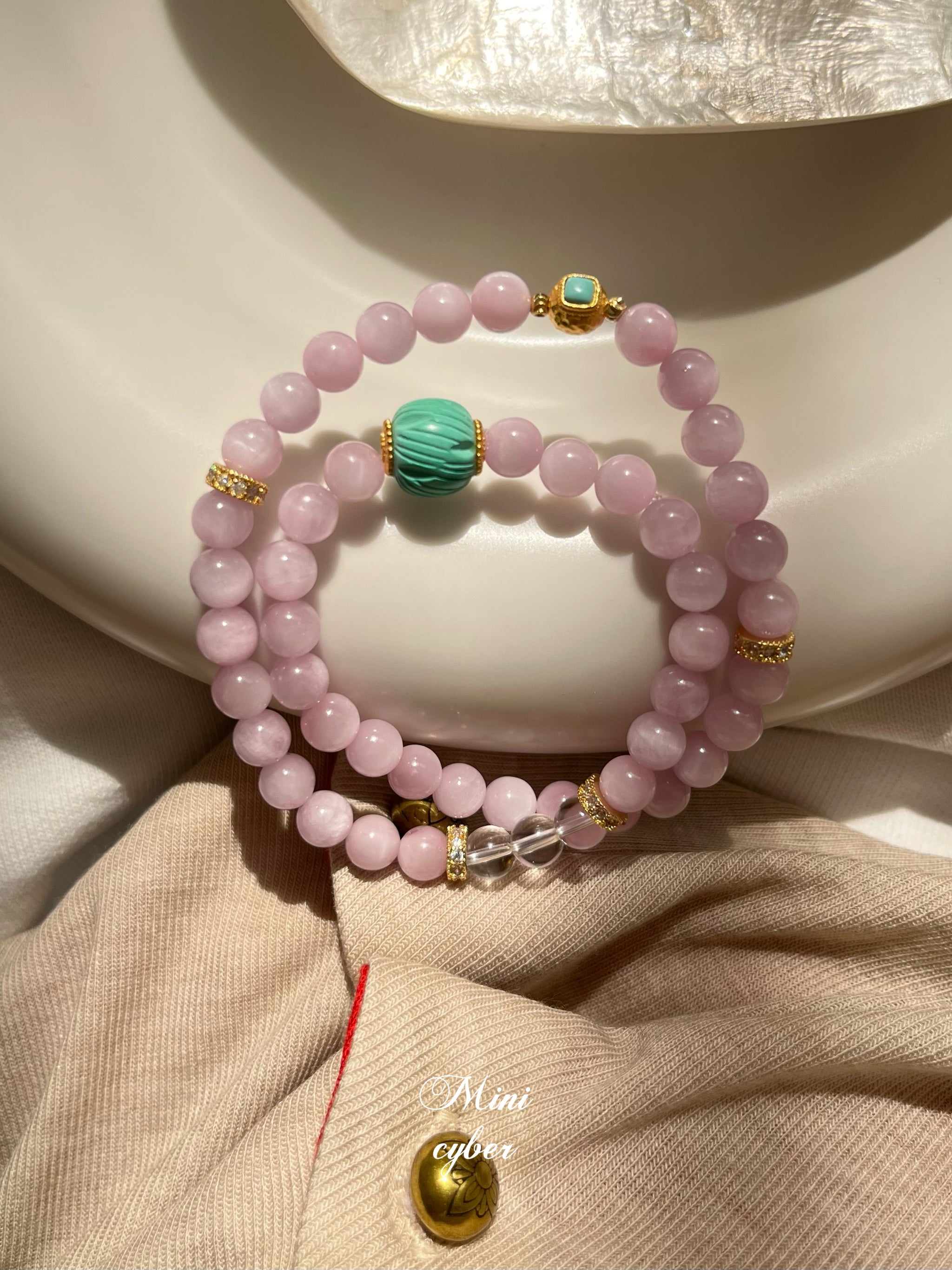 Dual - Layer Lavender Kunzite Allure Bracelet