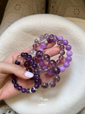 Grape Bliss Amethyst Bracelet