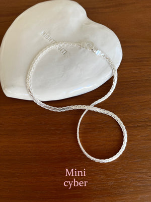 Ethereal Silver Lace Necklace