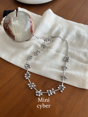 Whimsical Blossom Cluster Necklace