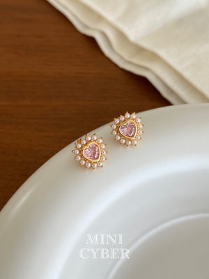 Enchanted Pink Princess Earrings