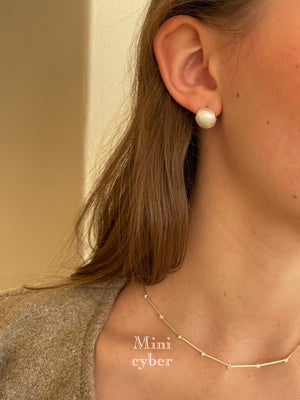 Silk Sheen Sphere Stud Earrings