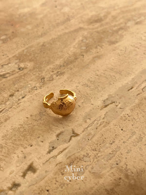 Golden Pottery Ring