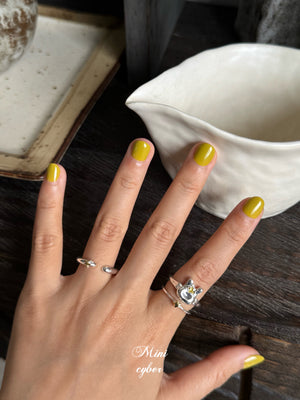 Rabbit & Star Silver Ring Collection