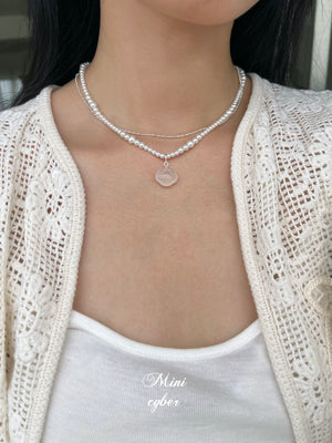 Celestial Lock & Pearl Symphony Necklace