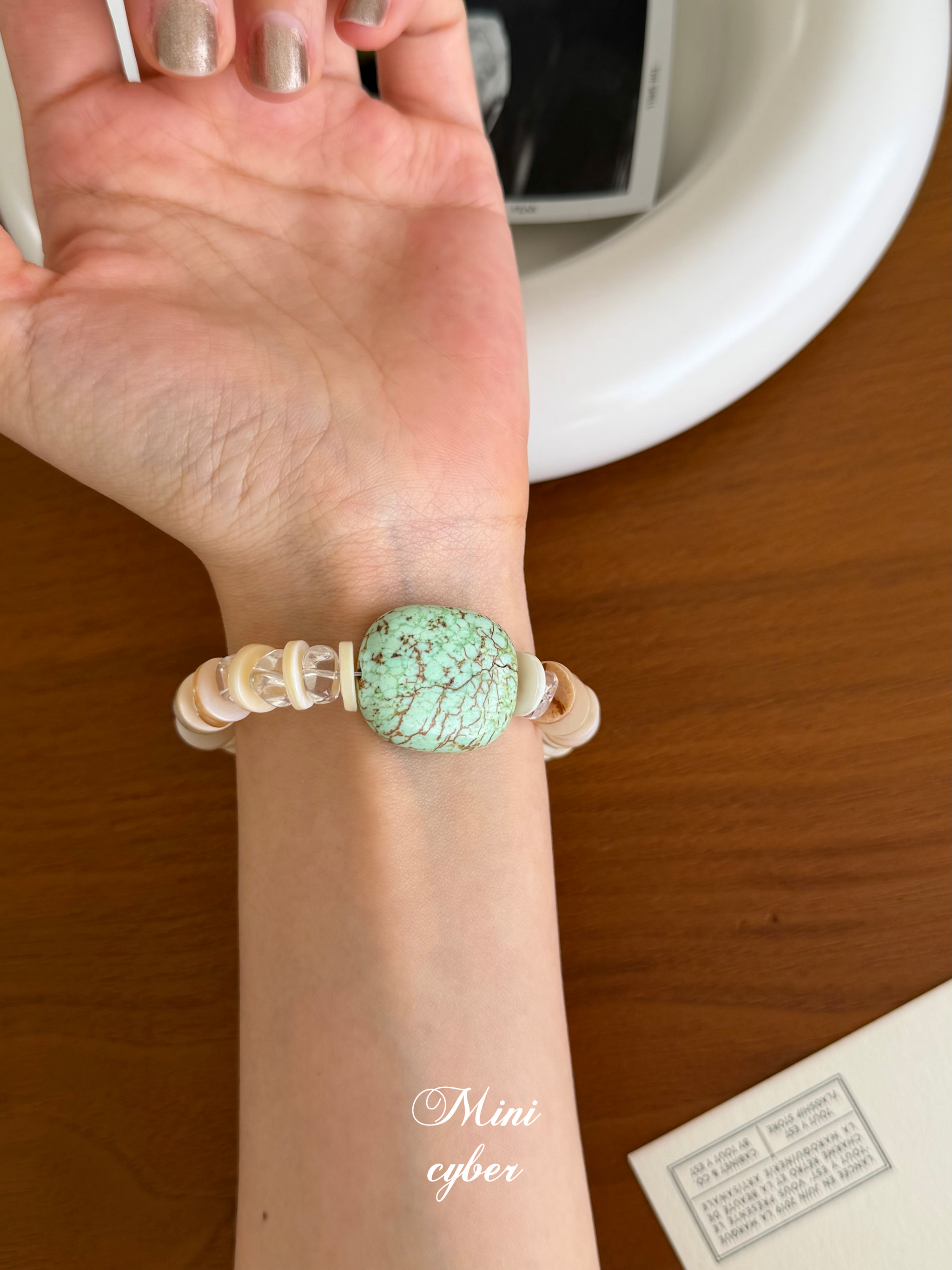Tropical Seaside Natural Stone Bracelet