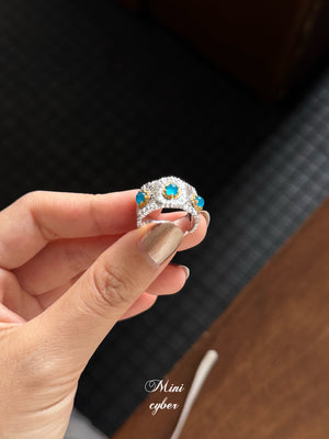 Gem Daisy Sterling Ring Collection