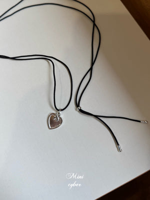 Handmade Heart Silver Pendant Necklace