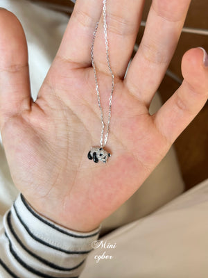 Panda Cub Sparkle Necklace