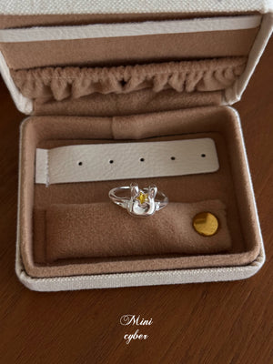 Rabbit & Star Silver Ring Collection