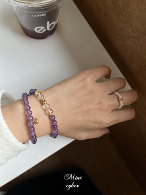 Amethyst Fortune Pot Bracelet