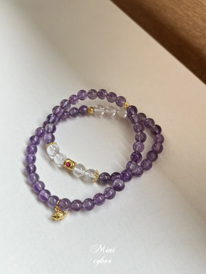 Amethyst Fortune Pot Bracelet