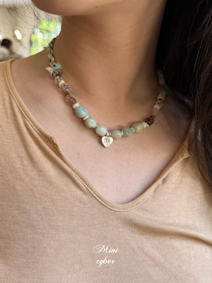 Mint Truffle Cord Necklace