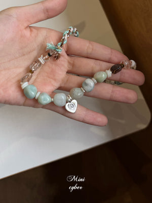 Mint Truffle Cord Necklace