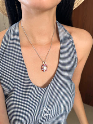 Jadeite Cabochon Dream Necklace