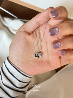 Panda Cub Sparkle Necklace