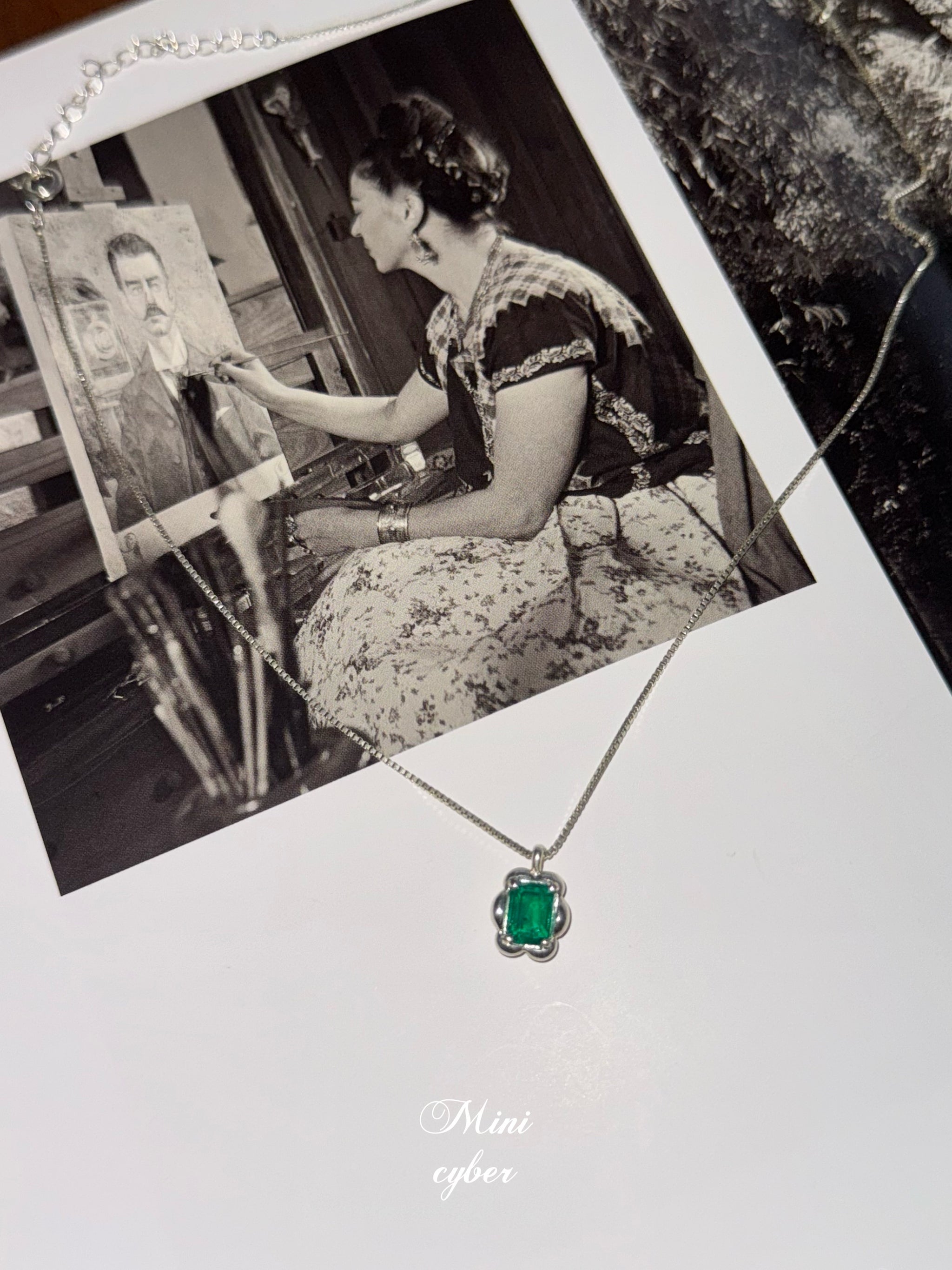 Emerald Cloud Necklace