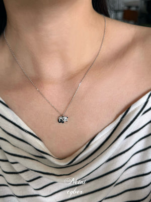 Panda Cub Sparkle Necklace