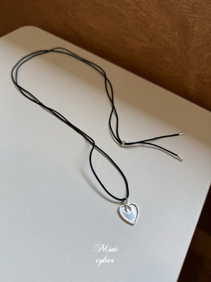 Handmade Heart Silver Pendant Necklace