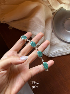 Raw Cabochon Handcraft Bracelet Collection