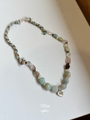 Mint Truffle Cord Necklace