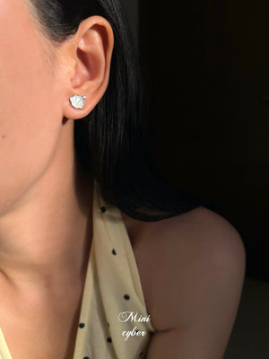 Seashell & Starfish Silver Studs
