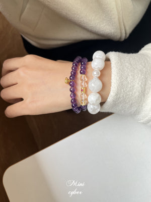 Amethyst Fortune Pot Bracelet