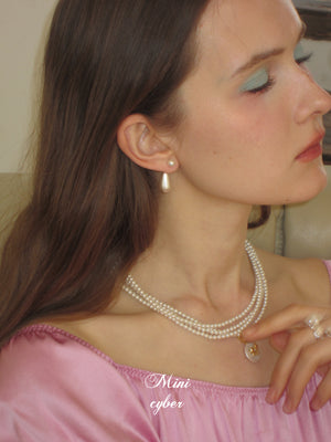 French Romance Multilayer Pearl Necklace
