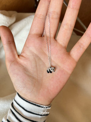 Panda Cub Sparkle Necklace