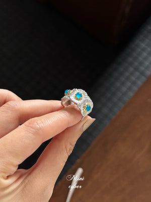 Gem Daisy Sterling Ring Collection