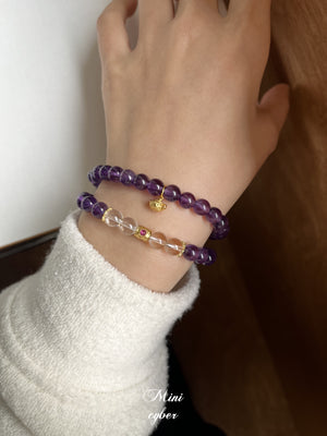 Amethyst Fortune Pot Bracelet