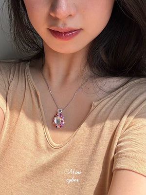 Jadeite Cabochon Dream Necklace