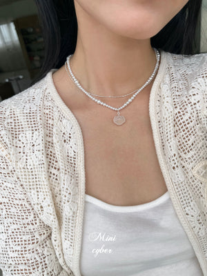 Celestial Lock & Pearl Symphony Necklace