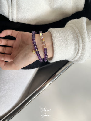 Amethyst Fortune Pot Bracelet