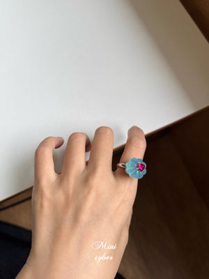 Aquamarine Cake Ring