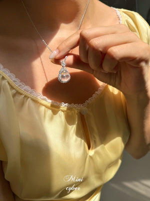 Jadeite Gourd Statement Necklace
