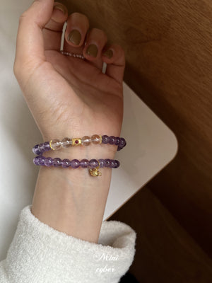 Amethyst Fortune Pot Bracelet