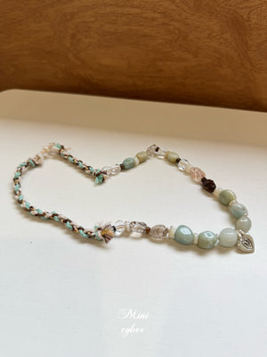 Mint Truffle Cord Necklace