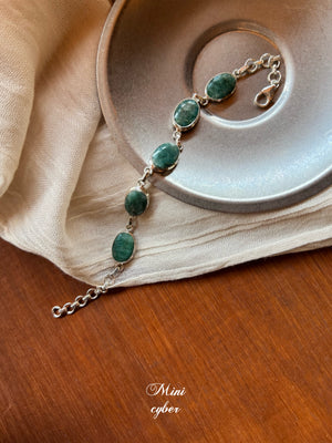 Raw Cabochon Handcraft Bracelet Collection