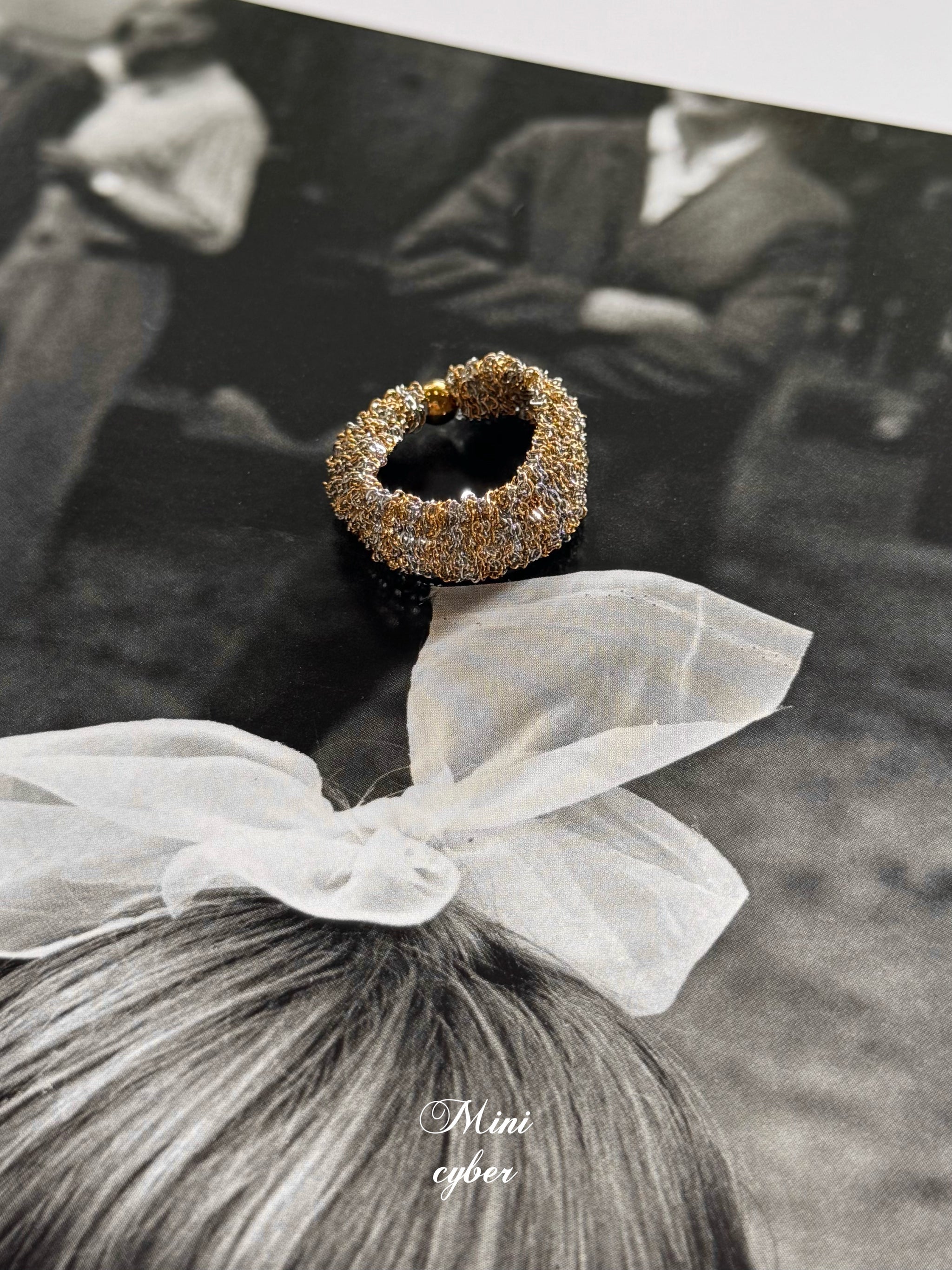 Gold & Silver Woven Ring