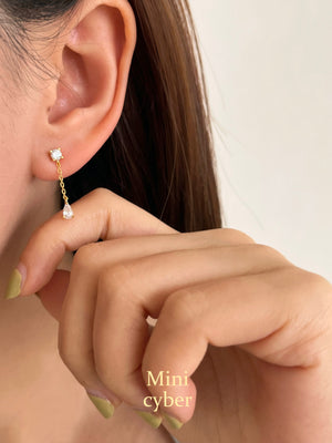 Golden Dewdrop Earrings