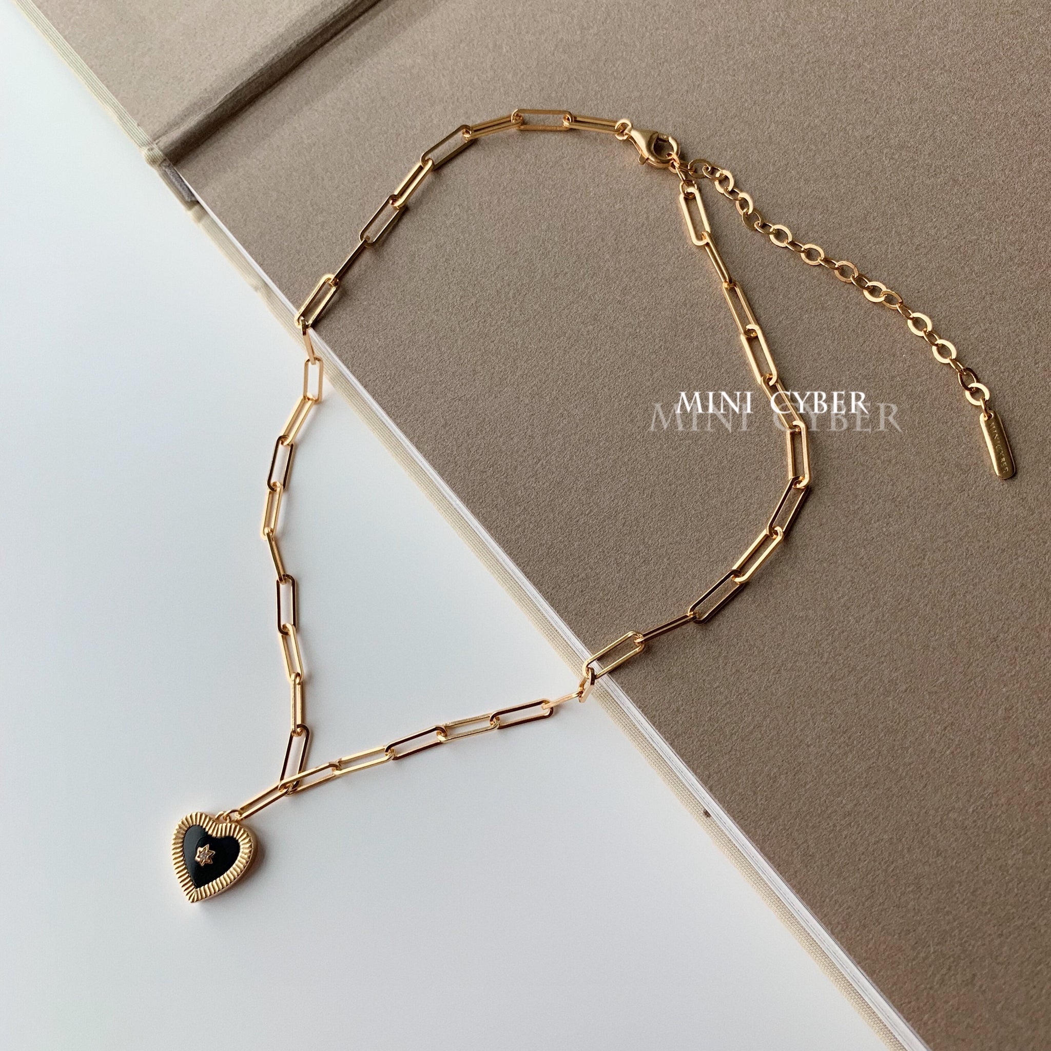 Necklace Love Circle LV Necklace Length 40CM Extension Chain 8CM